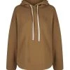 Shona Joy SJ LOGO CURVED HEM HOODIE - CUMIN TOPS