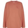 Shona Joy SJ LOGO CURVED HEM JUMPER - RHUBARB