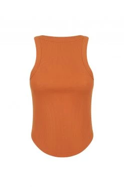 Shona Joy SJ RIB TANK - TURMERIC TOPS