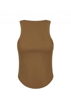 Shona Joy TOPS SJ RIB TANK - CUMIN