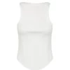 Shona Joy SJ RIB TANK - IVORY TOPS
