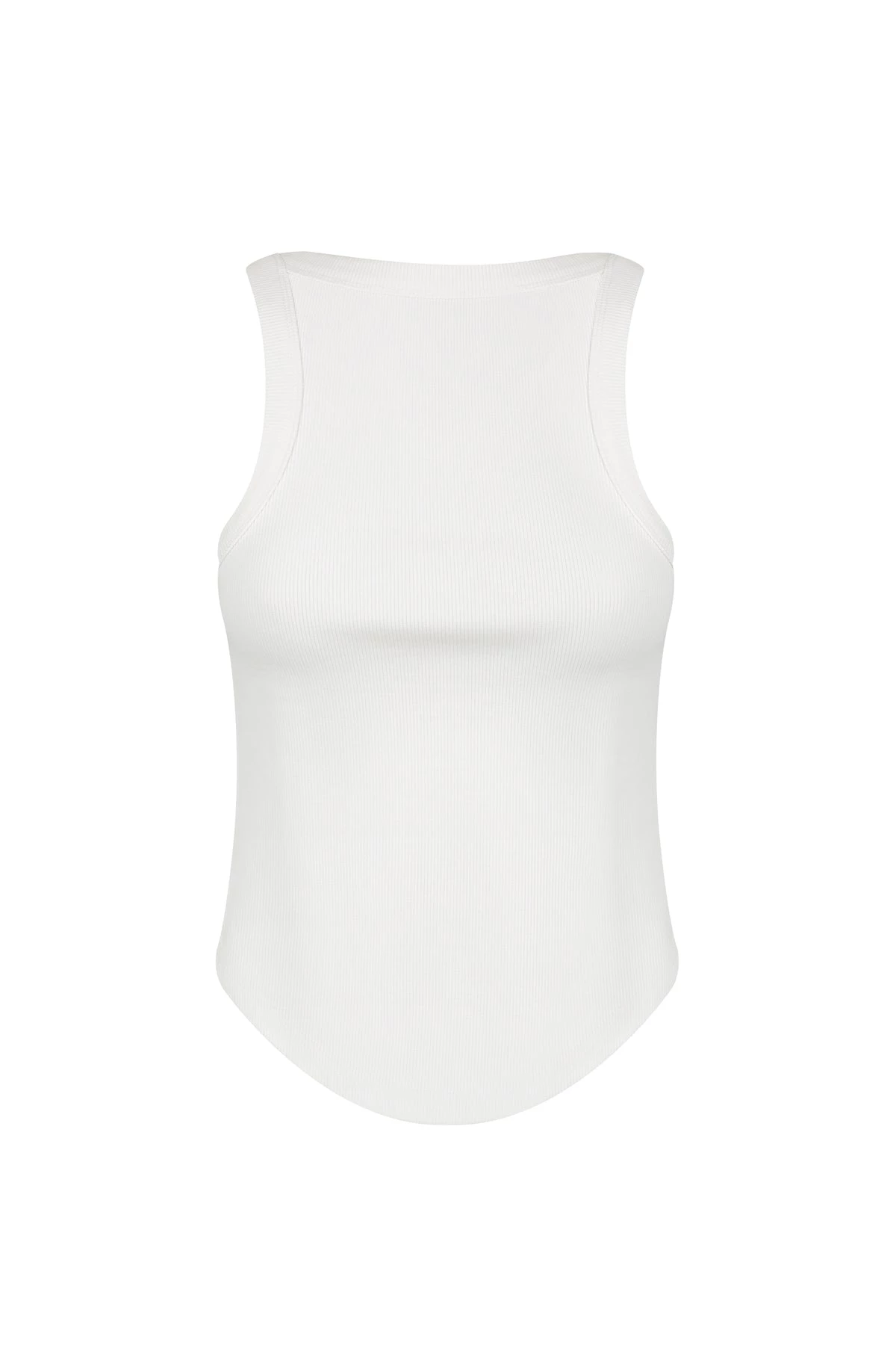 Shona Joy SJ RIB TANK - IVORY TOPS 1 Shona Joy SJ RIB TANK - IVORY TOPS