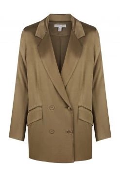 Shona Joy TOPS THALIA DOUBLE BREASTED BLAZER - CUMIN