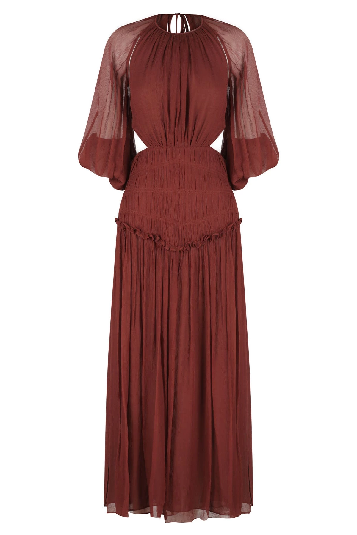 Shona Joy SAFIRA CUT OUT BACKLESS MIDI DRESS - SANGRIA DRESSES 1 Shona Joy SAFIRA CUT OUT BACKLESS MIDI DRESS - SANGRIA DRESSES