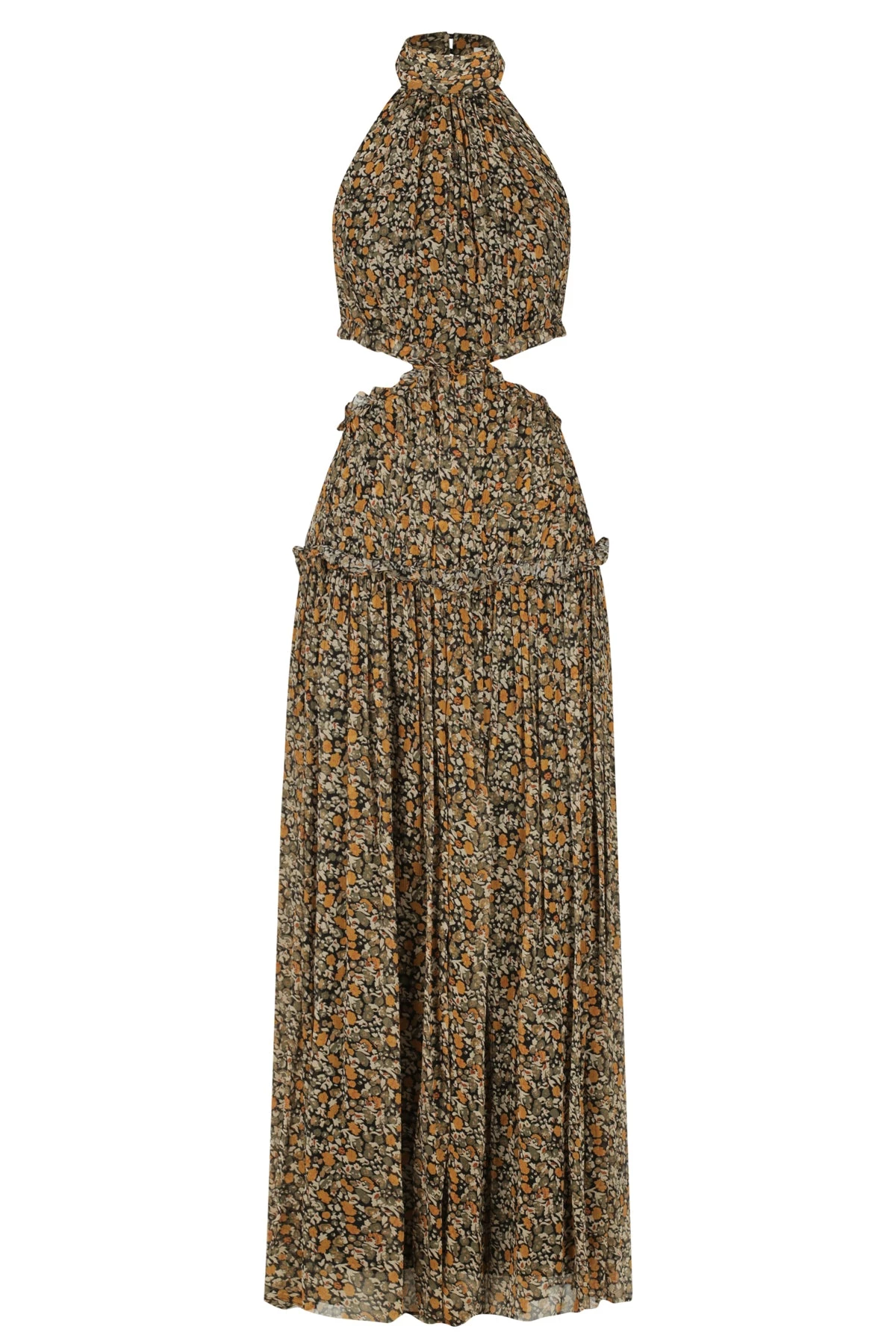 Shona Joy DRESSES PALOMA HIGH NECK CUT OUT MIDI DRESS 1 Shona Joy DRESSES PALOMA HIGH NECK CUT OUT MIDI DRESS