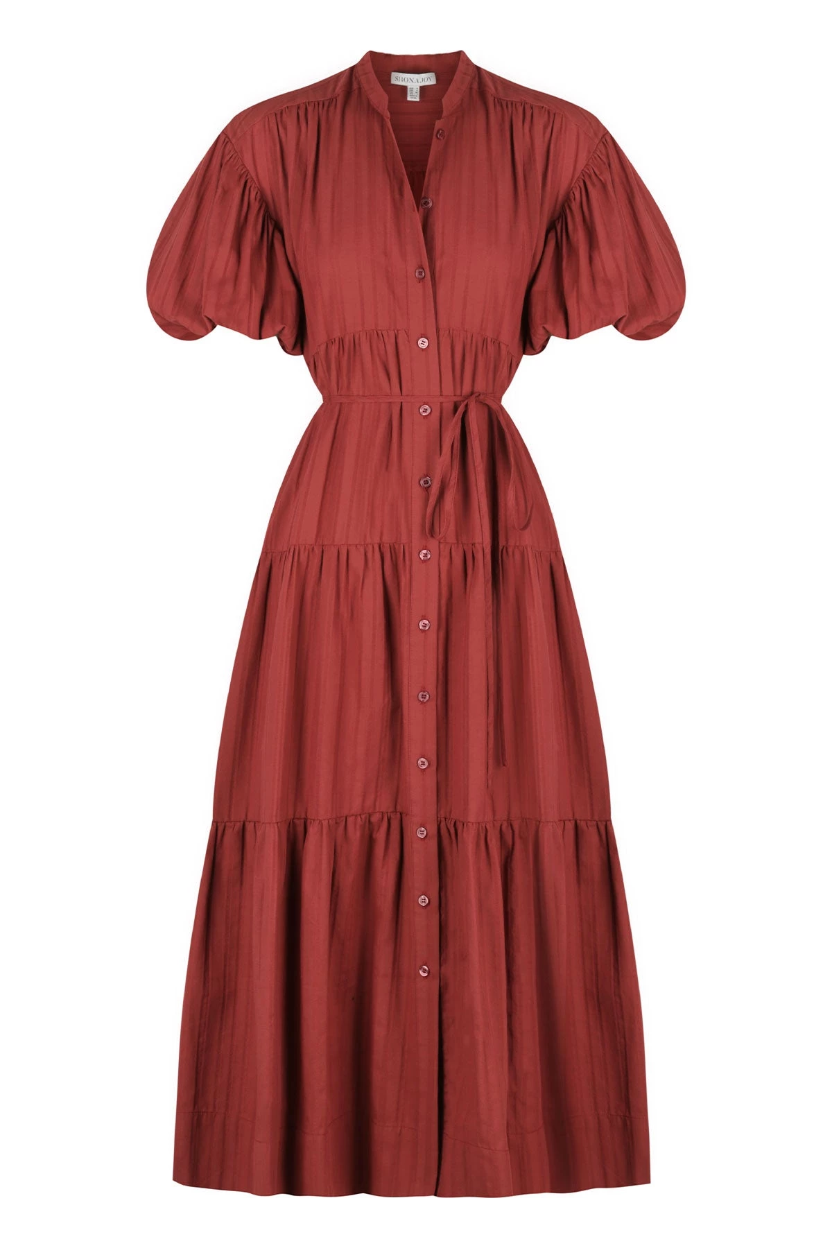 Shona Joy ELLA SHORT SLEEVE SHIRT MIDI DRESS - SANGRIA DRESSES 1 Shona Joy ELLA SHORT SLEEVE SHIRT MIDI DRESS - SANGRIA DRESSES