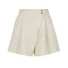 Shona Joy LUNA LINEN ASYMMETRIC SHORT - NATURAL SHORTS & PANTS