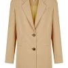 Shona Joy IVY OVERSIZED TAILORED BLAZER - LATTE