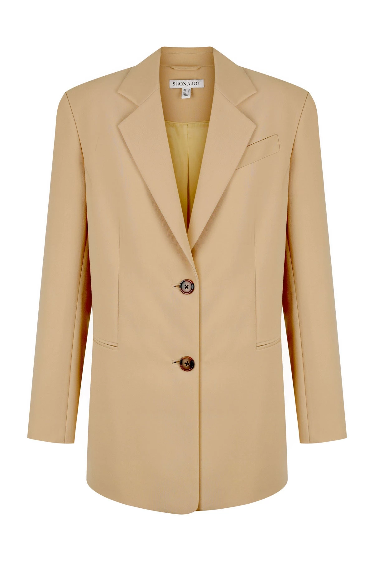 Shona Joy IVY OVERSIZED TAILORED BLAZER - LATTE 1 Shona Joy IVY OVERSIZED TAILORED BLAZER - LATTE