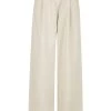 Shona Joy SHORTS & PANTS LUNA LINEN ASYMMETRIC WIDE LEG PANT - NATURAL
