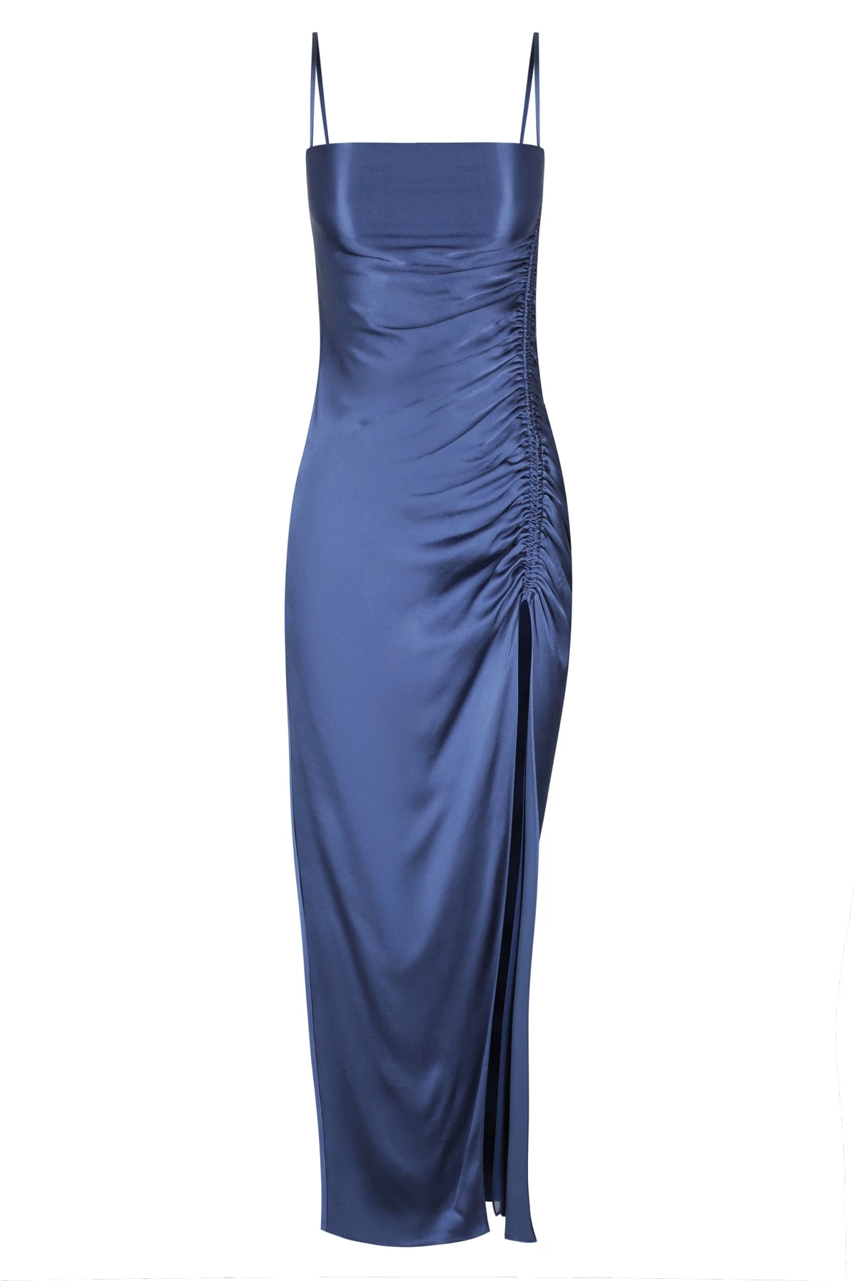 Shona Joy THALIA BIAS RUCHED MIDI DRESS - AEGEAN BLUE DRESSES 1 Shona Joy THALIA BIAS RUCHED MIDI DRESS - AEGEAN BLUE DRESSES