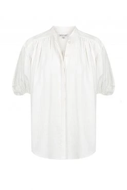 Shona Joy TOPS PRISCILA SHORT SLEEVE SHIRT - RICE