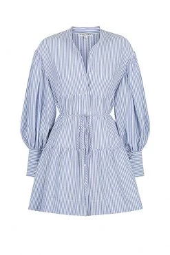 Shona Joy BEST SELLERS ROBERTA BALLOON SLEEVE TIERED MINI DRESS