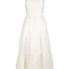 Shona Joy LUANA LINEN BACKLESS HALTER MIDI DRESS - IVORY