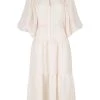 Shona Joy DRESSES CHARLOTTE HIGH NECK MIDI DRESS - ECRU