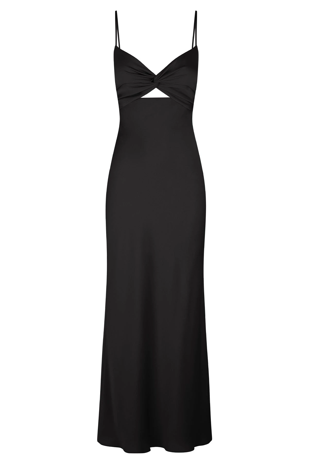 Shona Joy LUXE TWIST FRONT SLEEVELESS MIDI DRESS - ONYX DRESSES 1 Shona Joy LUXE TWIST FRONT SLEEVELESS MIDI DRESS - ONYX DRESSES