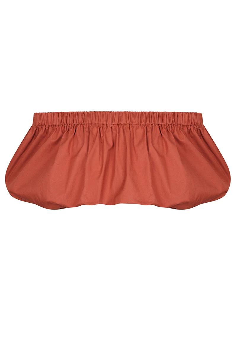 Shona Joy AMAIA OFF THE SHOULDER CROP TOP - CLAY 1 Shona Joy AMAIA OFF THE SHOULDER CROP TOP - CLAY