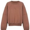 Shona Joy SJ LOGO BATWING SWEATER - CLOVE TOPS