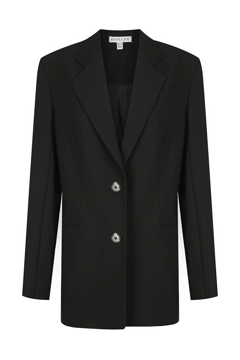 Shona Joy TOPS IVY OVERSIZED TAILORED BLAZER - BLACK 1 Shona Joy TOPS IVY OVERSIZED TAILORED BLAZER - BLACK