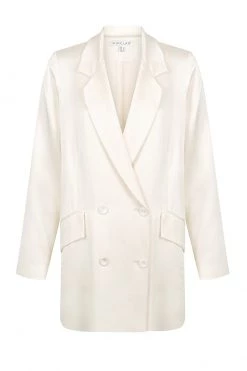Shona Joy TOPS LA LUNE DOUBLE BREASTED BLAZER - CREAM