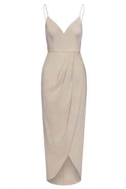 Shona Joy CORE COCKTAIL DRESS - OYSTER DRESSES