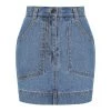 Shona Joy EMILY FITTED MINI SKIRT - INDIGO