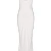 Shona Joy DRESSES LUXE BIAS COWL SLIP DRESS - IVORY