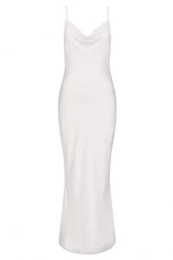 Shona Joy DRESSES LUXE BIAS COWL SLIP DRESS - IVORY
