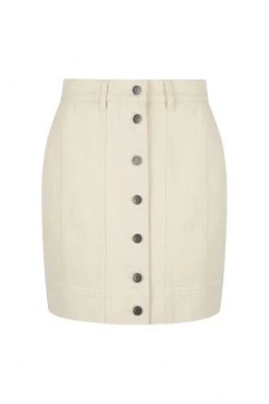 Shona Joy SIERRA PANELLED UTILITY MINI SKIRT - CREAM