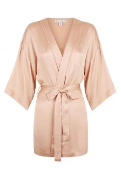 Shona Joy BRIDESMAIDS LA LUNE LOUNGE ROBE - DESERT ROSE
