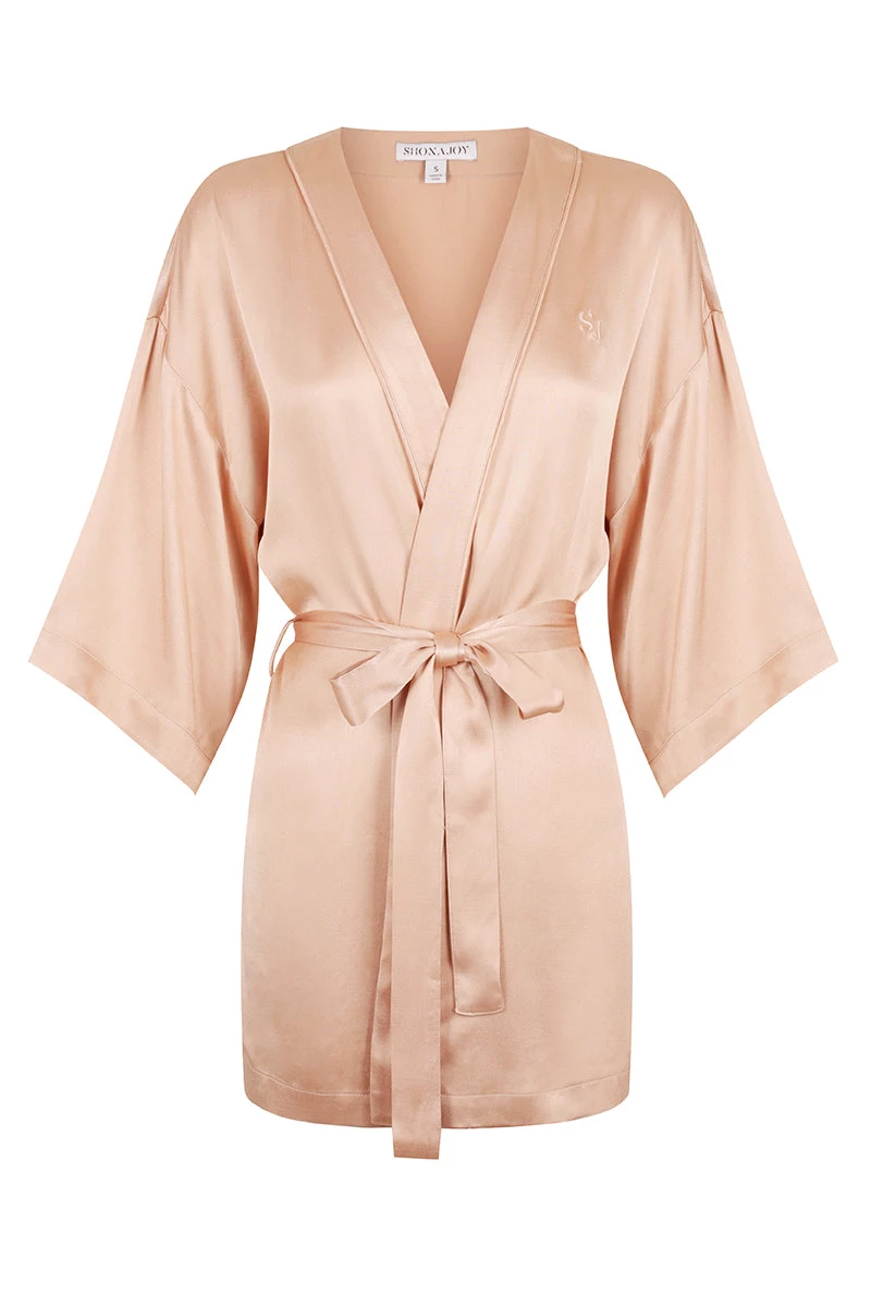 Shona Joy BRIDESMAIDS LA LUNE LOUNGE ROBE - DESERT ROSE 1 Shona Joy BRIDESMAIDS LA LUNE LOUNGE ROBE - DESERT ROSE
