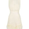 Shona Joy VICTORIA SLEEVELESS RUCHED MINI DRESS - CREAM DRESSES